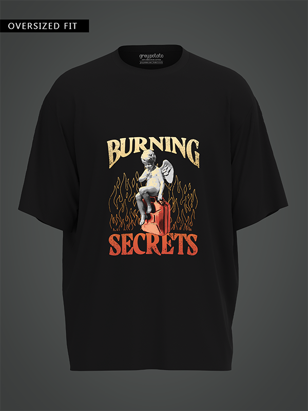 Burning Secrets - Unisex OverSized T-shirt