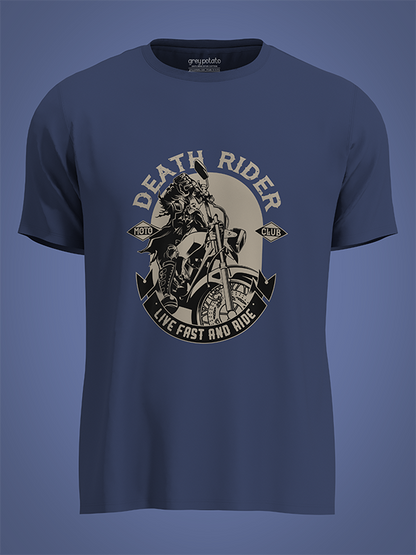 Death Rider, Live Fast and Ride - Unisex T-shirt
