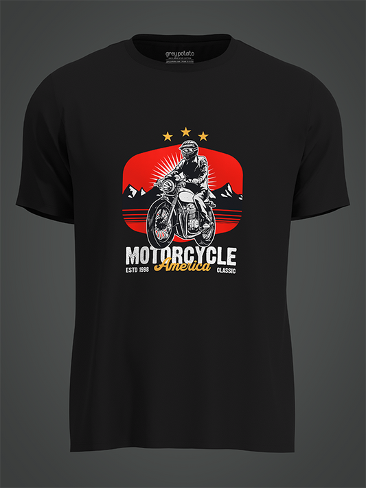 Motorcycle, America Classic - Unisex T-shirt