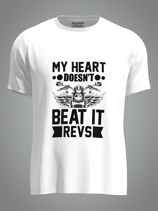 My Heart doesn't beat, it REVS - Unisex T-shirt
