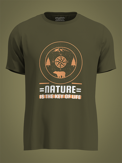 Nature is the Key to Life -  Unisex T-shirt