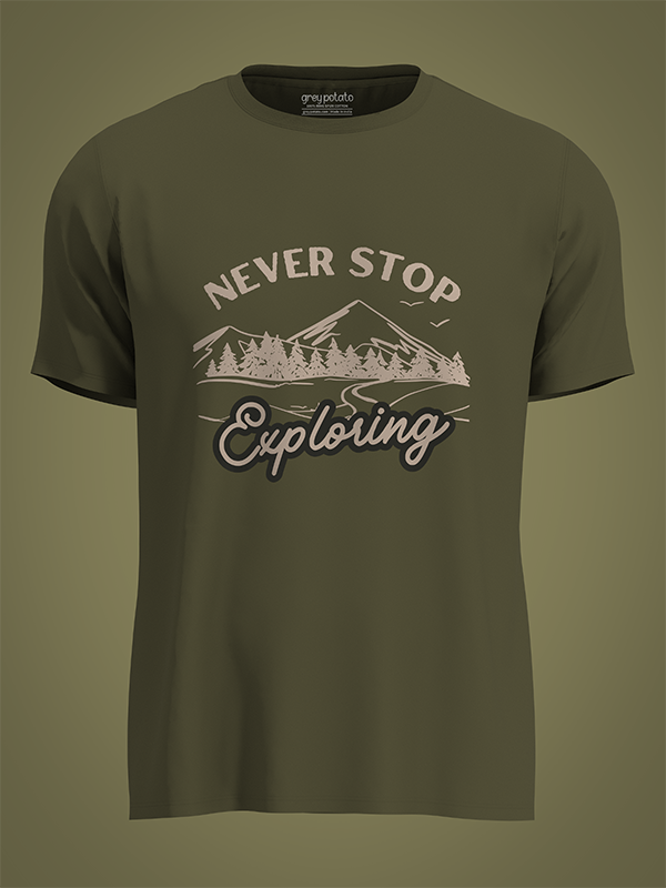 Never Stop Exploring -  Unisex T-shirt