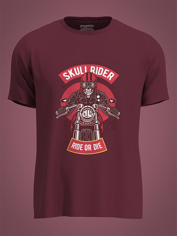 Skull Rider, Ride or Die - Unisex T-shirt