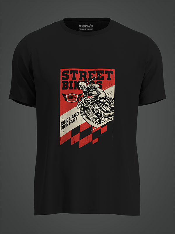 Street Bikes, Ride Fast, Ride Hard - Unisex T-shirt