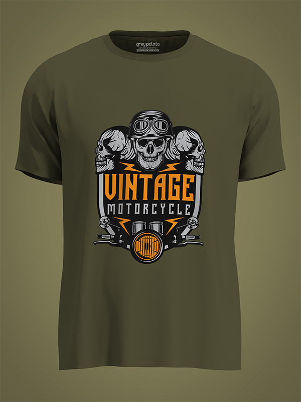 Vintage Motorcycle - Unisex T-shirt