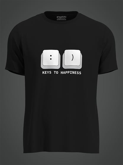 keys To Happiness - Unisex T-Shirt