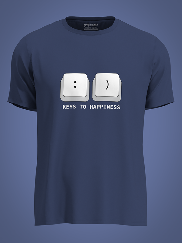 keys To Happiness - Unisex T-Shirt