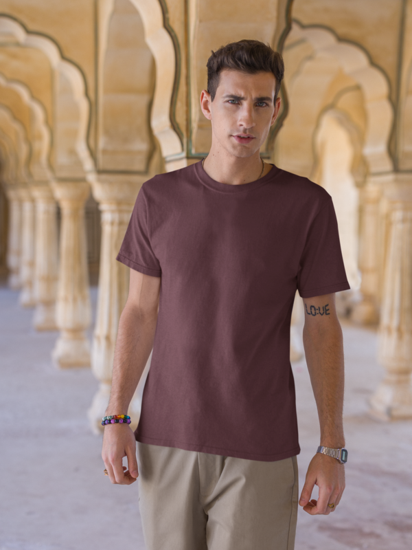 Basics Unisex T-shirt - Marron Greypotato